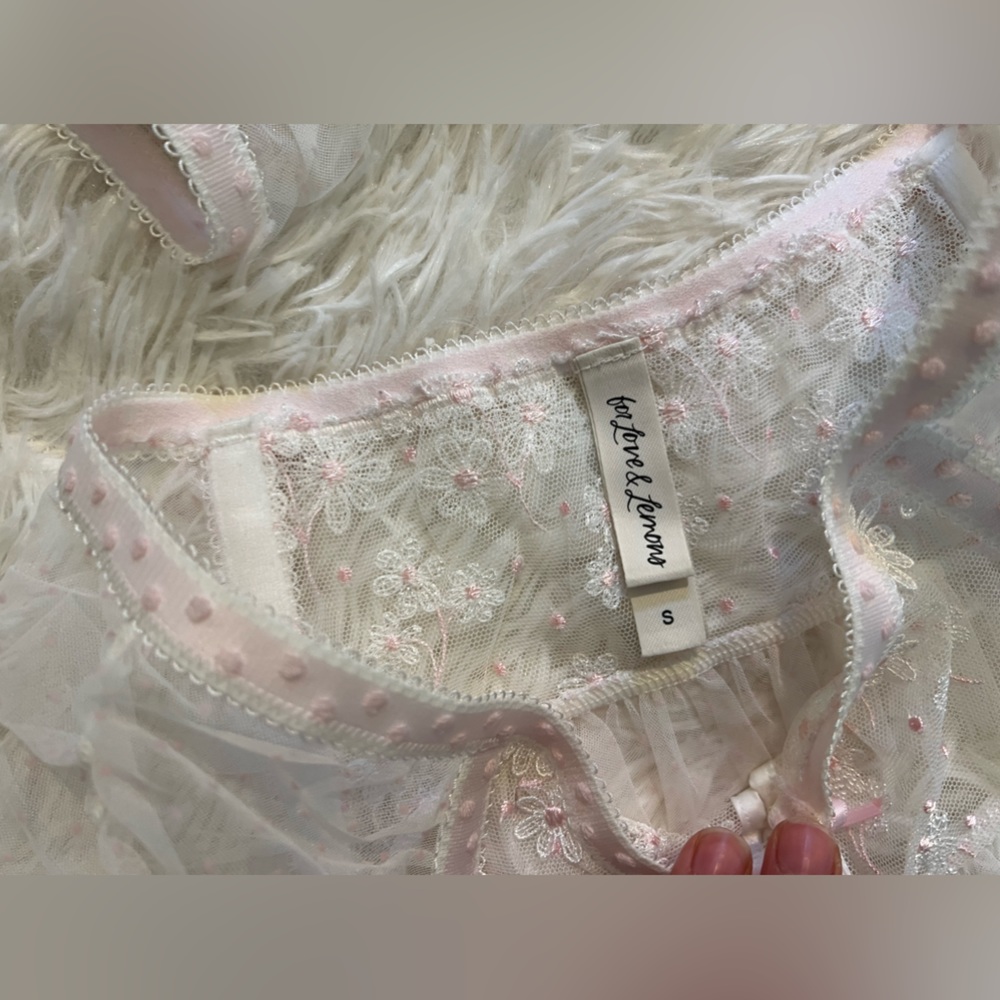 Two Piece For Love and Lemons Evie Longline Bra and Garter - Picture 10 of 13